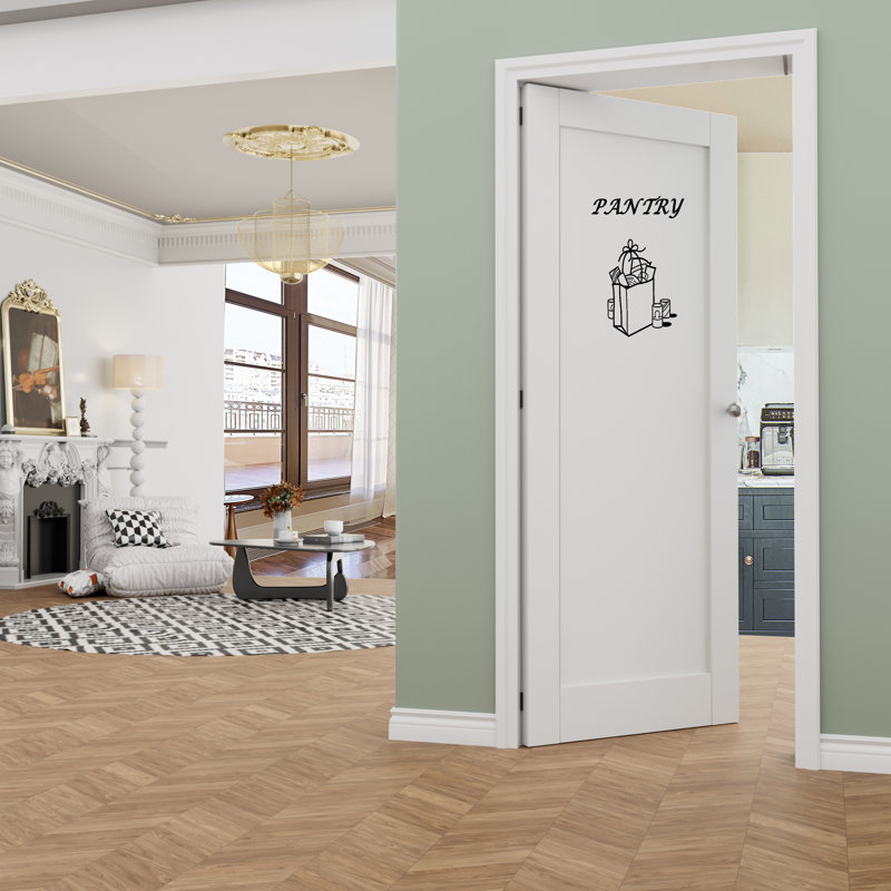 Portes intérieures à panneaux en bois manufacturé, 32 po x 80 po