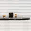 Black+Clear Semi-Circle Solid Wood+Acrylic desk-799781135