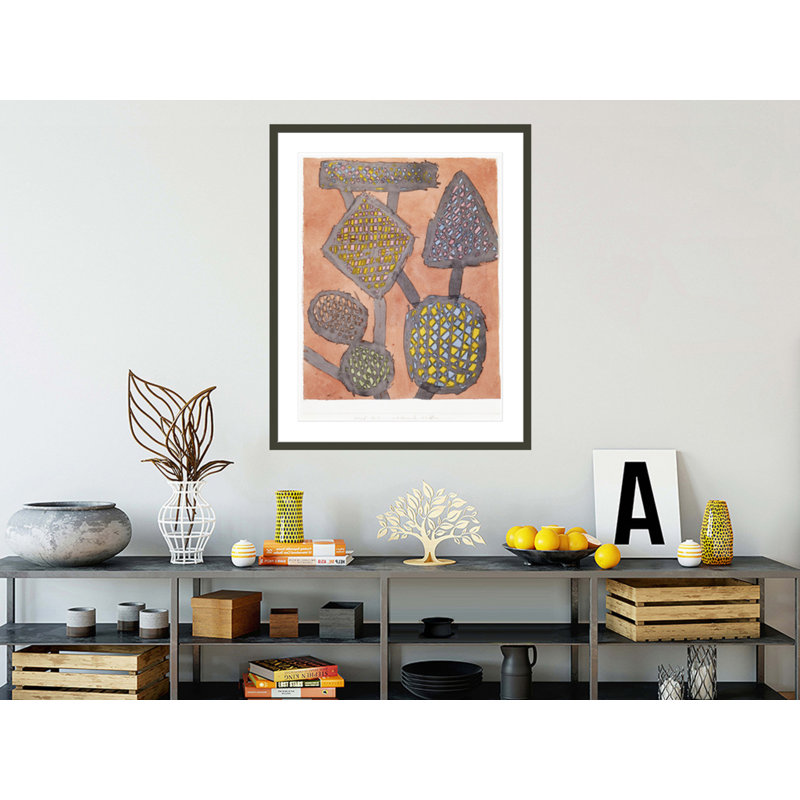 «Growing Weapons» par Paul Klee, impression giclée sur cadre, 41.5" H x 33.33" W