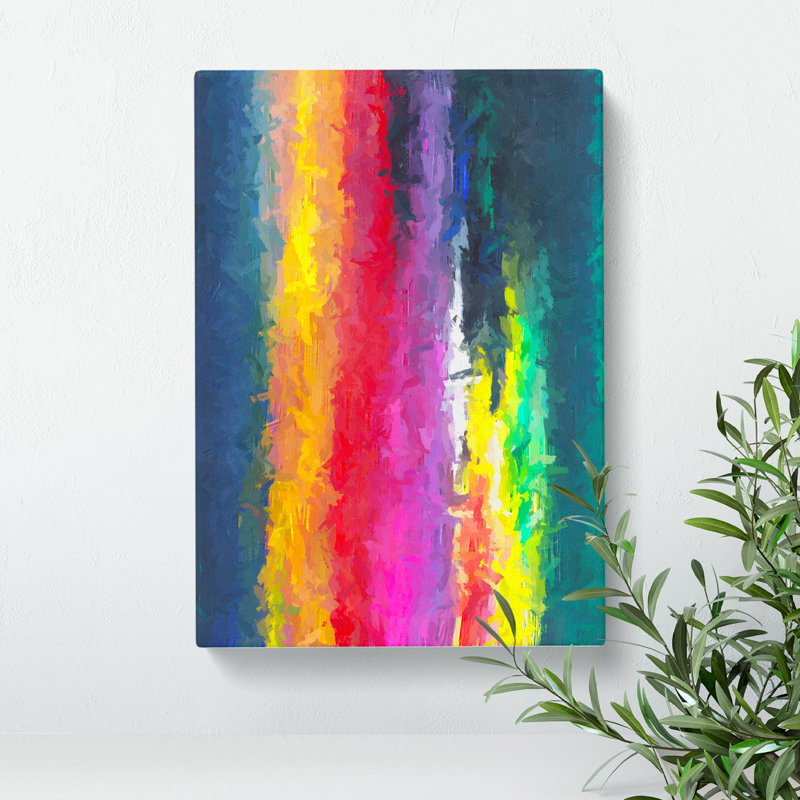 Bright Light Abstract - Wall Art, Wrapped Canvas, 50cm H x 35cm W x 3cm D, No Matte