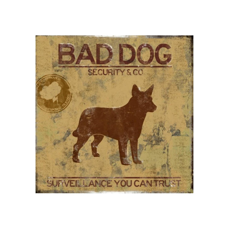 Canine Sign IV Print by Austin Beiv, Plexi, 24" H x 24" W
