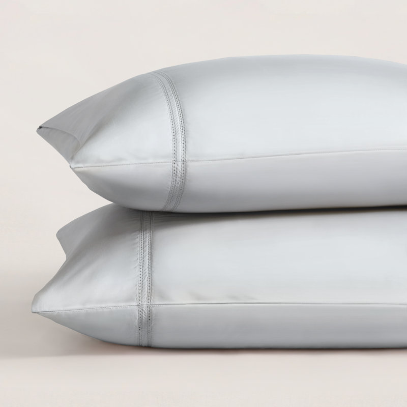 Yalda Pillowcase Set, Standard, Gray