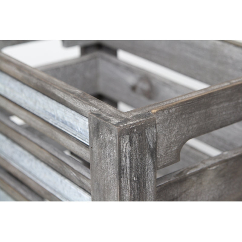 Ensemble de casiers en bois 3 pièces