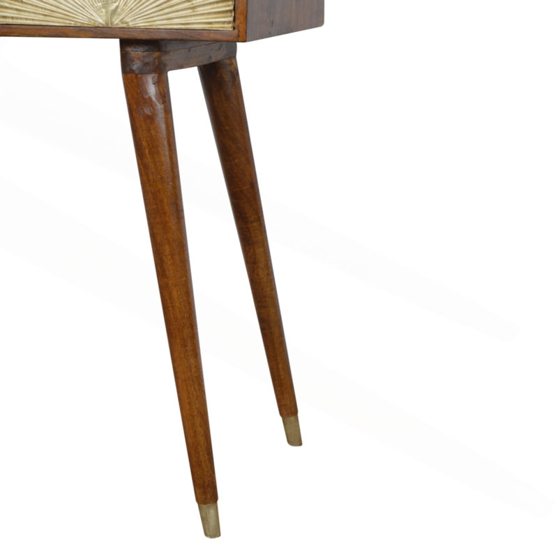 Bureau d'écriture doré