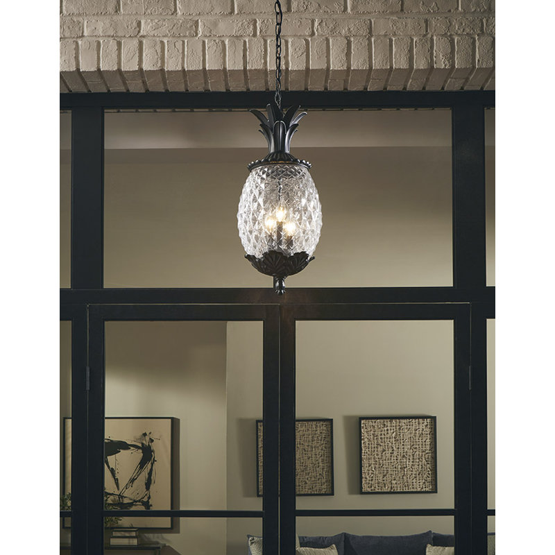 Arlesey 3 - Light Outdoor Pendant, Matte Black