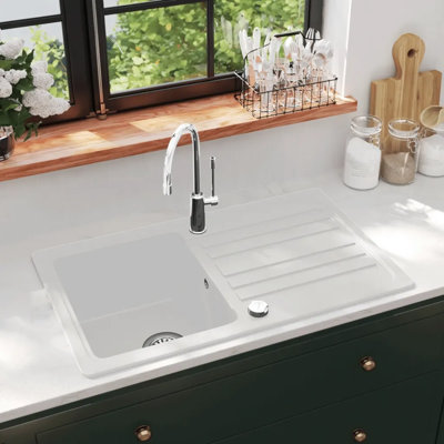 Granite Single Bowl Undermount Kitchen Sink