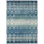 Tapis bleu / beige Abheer Ikat-255491960