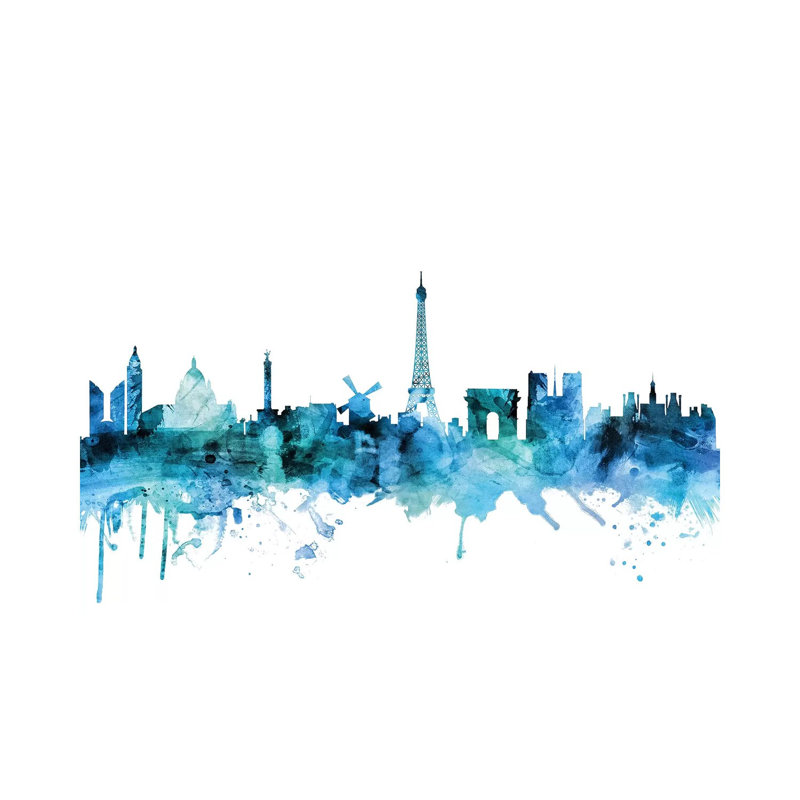 Paris, France Skyline by Michael Tompsett - Wrapped Canvas Gallery-Wrapped Canvas Giclée, 66.04 cm H x 45.72 cm W x 1.91 cm D