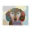 «Dachshund» par Buckey, impression sur toile tendue-27488307