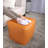 Vangel Faux Leather Ottoman