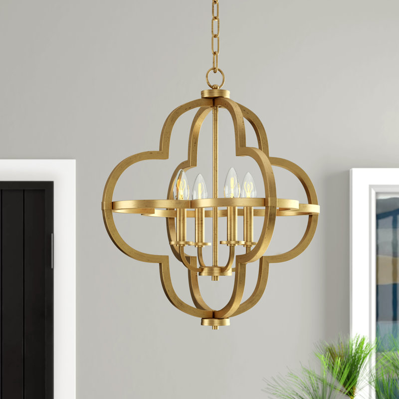 Danilynn 4 - Light Dimmable Globe Chandelier