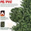 Arbre de Noël artificiel 6 pi, 1168 pointes de branches, pin à charnières luxuriant avec aiguilles mixtes en PE + PVC, arbre de Noël à assemblage facile avec support en métal robuste pour la décoration de Noël intérieure