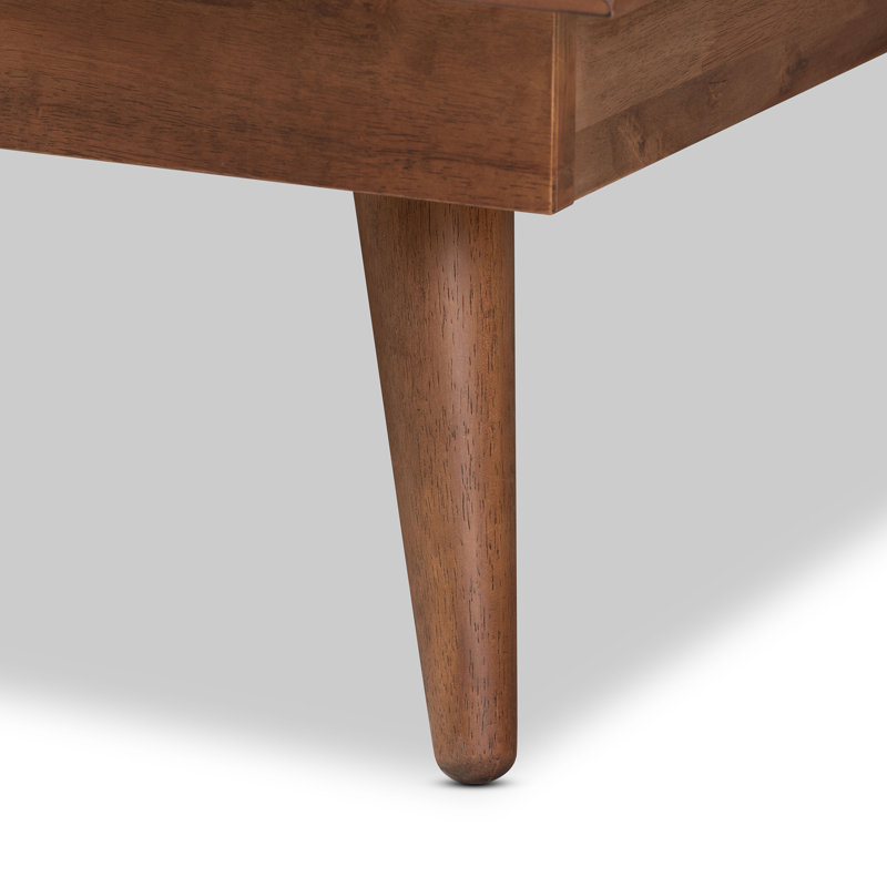 Lit plateforme Klima Mid-Century Modern, Complète