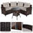 Slaveyka 4 - Person Patio Conversation Set with Cushions