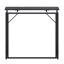 31,5 po Bureau large et pliable pour petits espaces, aucun assemblage requis, noir