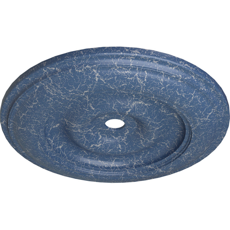 Classic 44.5'' H x 44.5'' W x 4'' D Urethane Ceiling Medallion, Americana Crackle