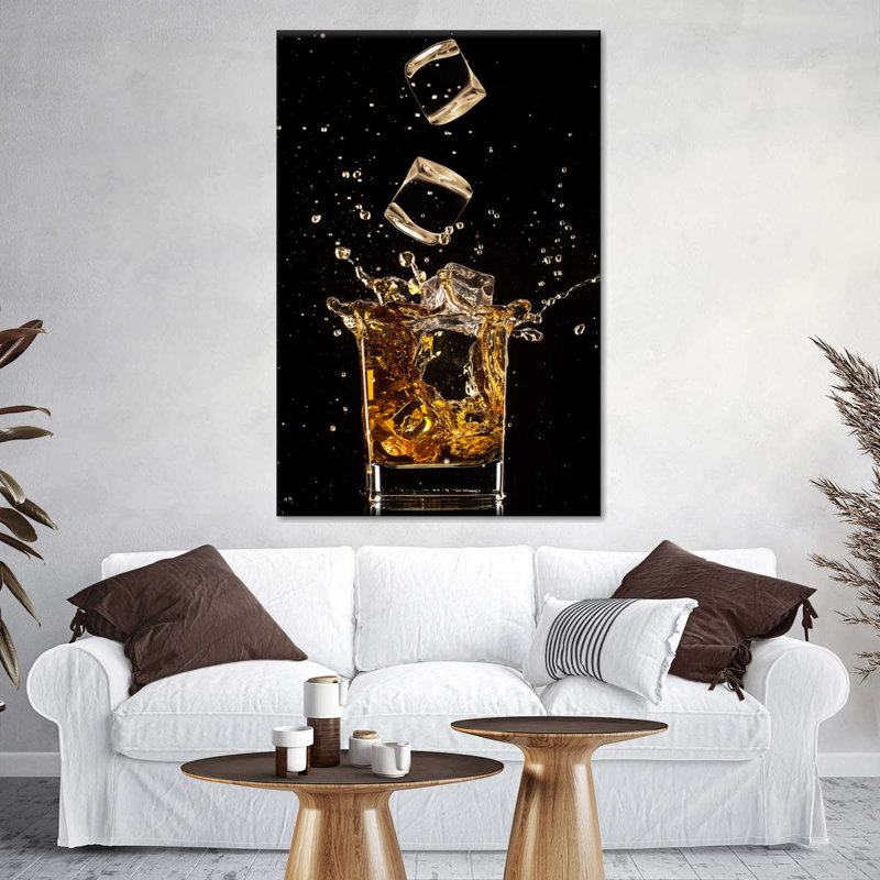 Sur toile, H 20 po x l 30 po x P 1,25 po