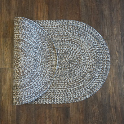 Lakeicha Gray Tweed Hand Crafted Indoor/Outdoor Area Rug 