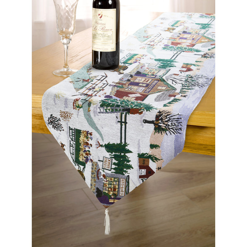 Hardenburgh Winter Scene Table Runner