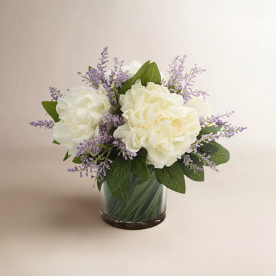 Ferdinand Peony Floral Arrangements in Vase