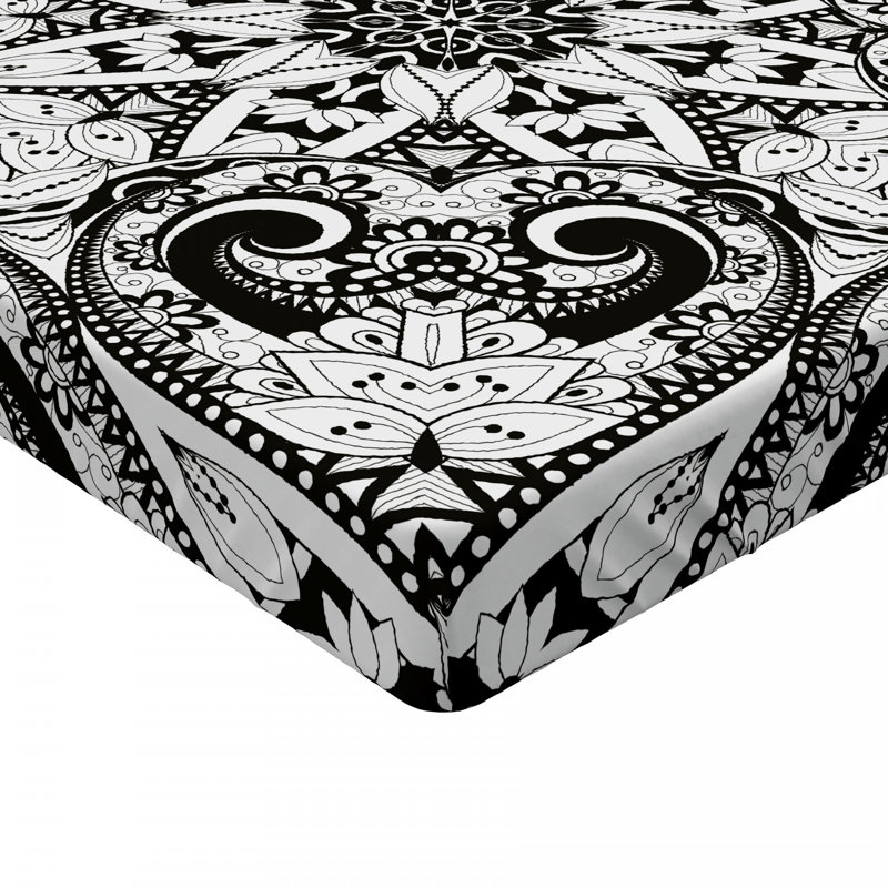 Drap-housse mandala, Drap-housse simple TG