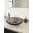Transparent Glass Vessel Sink, Modern Vanity Bowl With Pop-up Drain For Bathroom | Lav-fws103