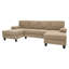 Canapé en forme de U, méridienne double confortable avec accoudoirs rembourrés-479577857