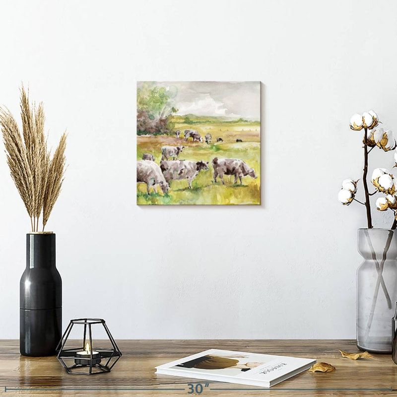Spring Herd, 10" H x 10" W