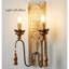 Appliques murales en bois sculpté vintage French Country
