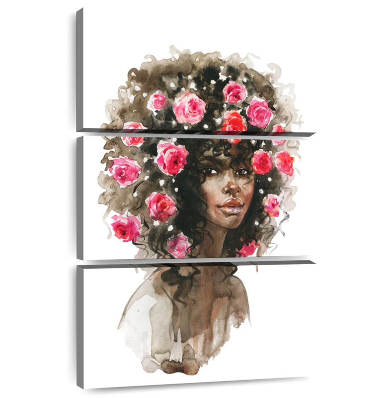 Leisha African American Portrait, 38" H x 24" W