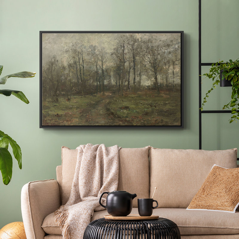 "Vintage Landscape-CECXCVI" sur toile, Noir, H 27 po x l 41 po