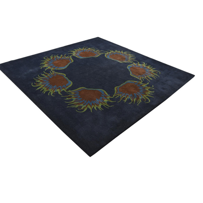 Tapis bleu marine 8 pi Powley
