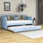 Dhanisha Twin Size Upholstered Daybed With Twin Size Trundle-1264839543