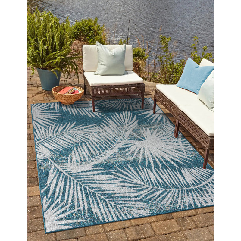 Larde Floral Indoor Rug, Rectangle 2' x 2'11"