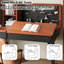 Bureau réglable en bois massif 55,12 po-2037780612
