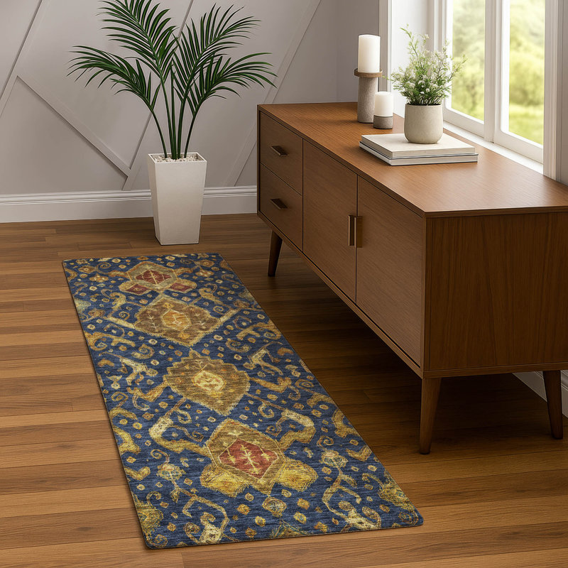 Machine Washable Indoor/Outdoor Chantille ACN2306 Global Rug, Runner 2'3" x 7'6"
