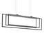 Lustre rectangulaire à 3 lumières Crelin-88419491