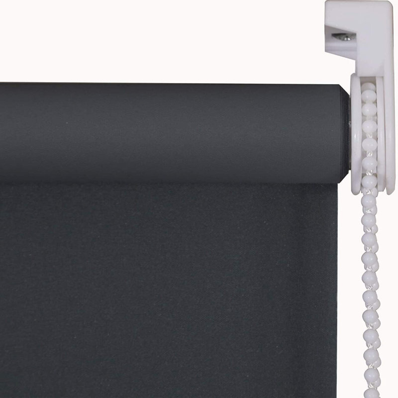 Blackout Zebra Shades, Dark Gray, 165 cm L x 180 cm W