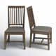 Amesfield Ladder Back Parsons Chair in Flint