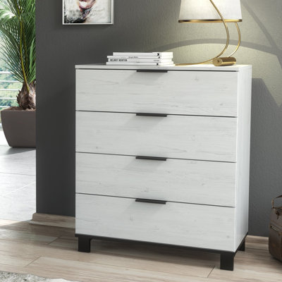 Areta 80cm W 4 - Drawer Chest of Drawers