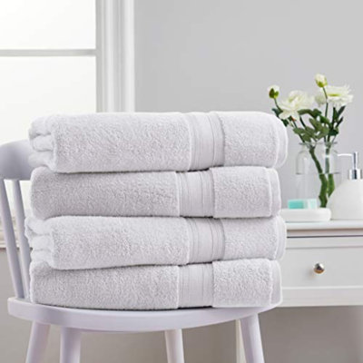 100% Cotton Bath Sheet (Set of 4)