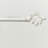 Exclusive Home Torch Curtain Rod and Coordinating Finial Set, Adjustable-437156240-437156253