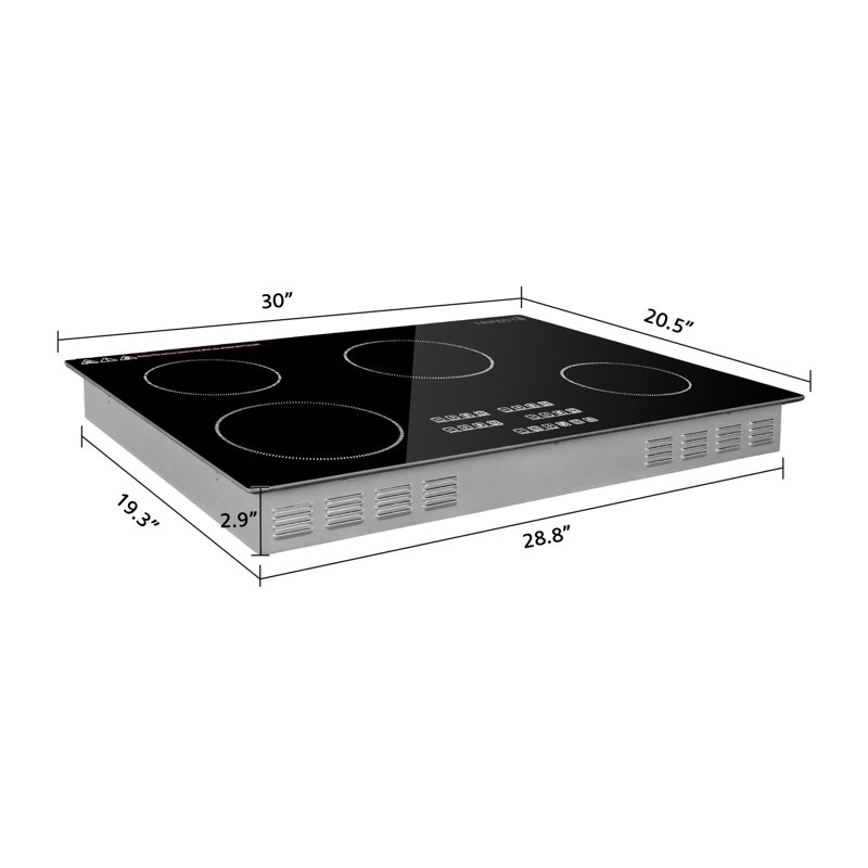 Trifecte 30" Electric 4 Burner Cooktop
