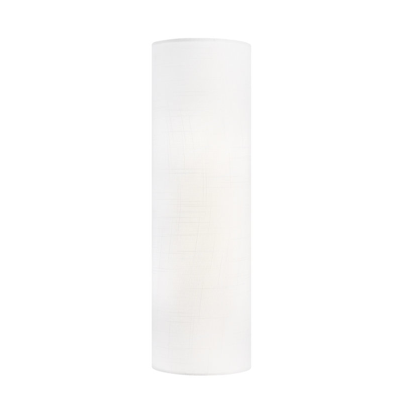 Textile - Applique murale classique en tissu tube ADA - Lin blanc, Lin blanc