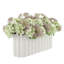 Viburnum and Weeping Laurel Arranged in a Ceramic Vase
