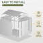 6 ft. W x 8 ft. D Resin Outdoor Storage Shed With Window-132435111