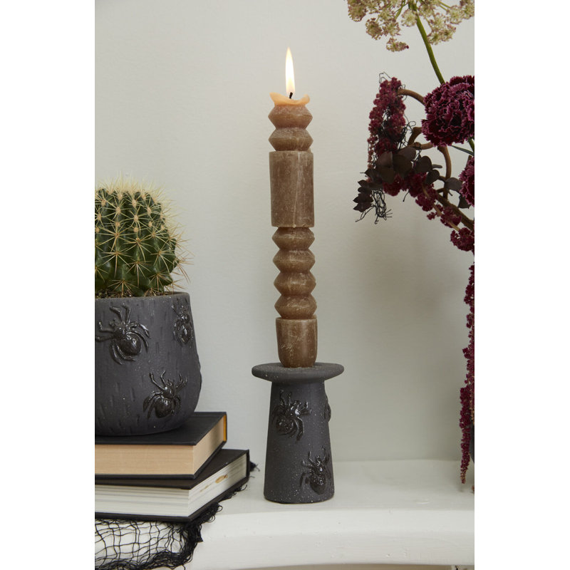 Scuttling Spiders Candleholder 3.25"x 4.5"