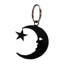 Moon and Star Key Chain