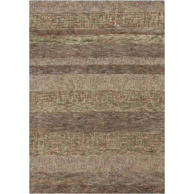 Tapis brun foncé Carli, 5 pi x 7 pi 6 po