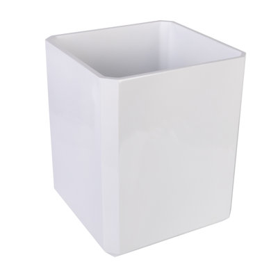 JYHEEM WASTEBASKET RESIN BLANC